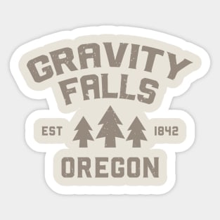 Gravity Falls Oregon Sticker